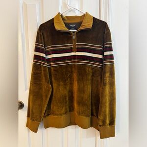Todd Snyder Men's Velour Quarter Zip